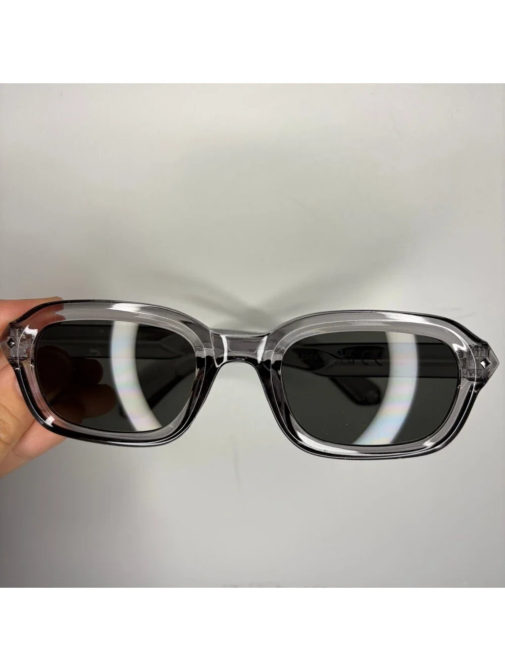 Gray Translucent Sunglasses A-30